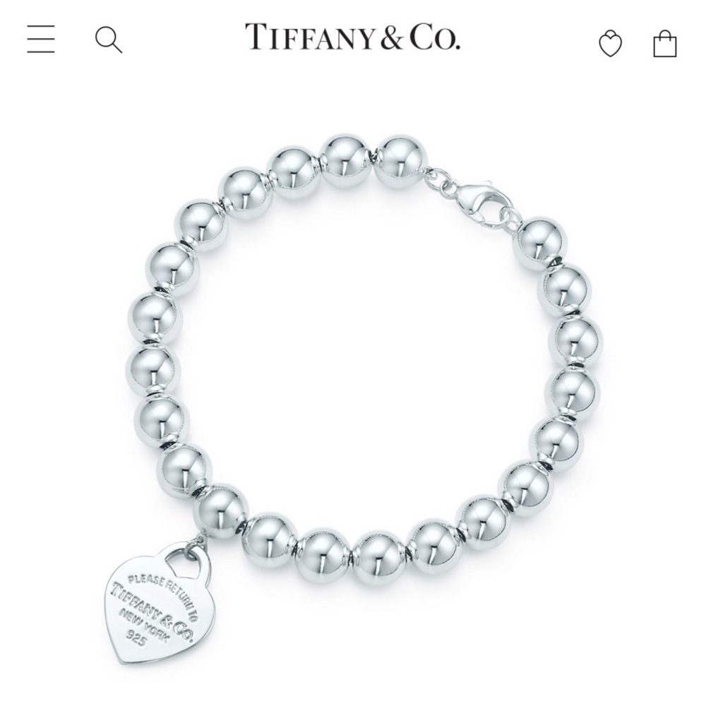 Tiffany&Co Heart Tag Bracelet
